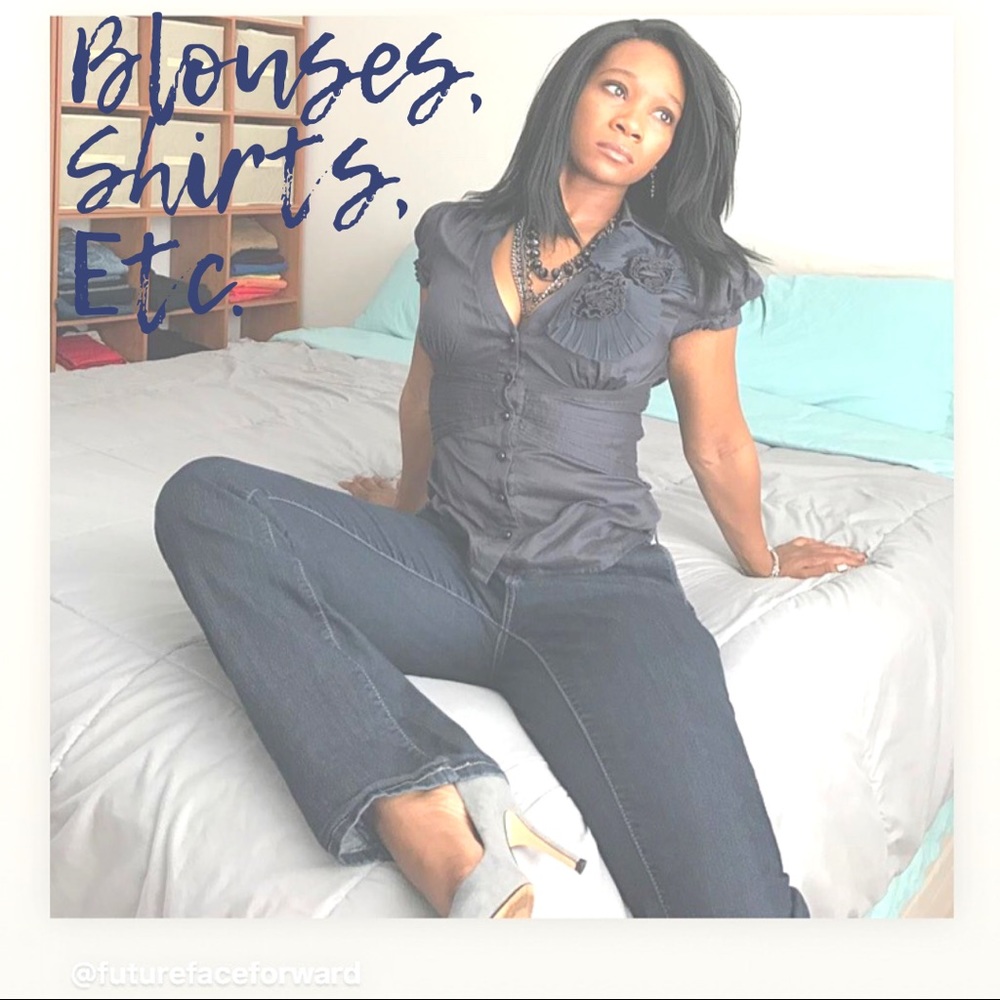 Blouses, shirts (dress & casual), etc.